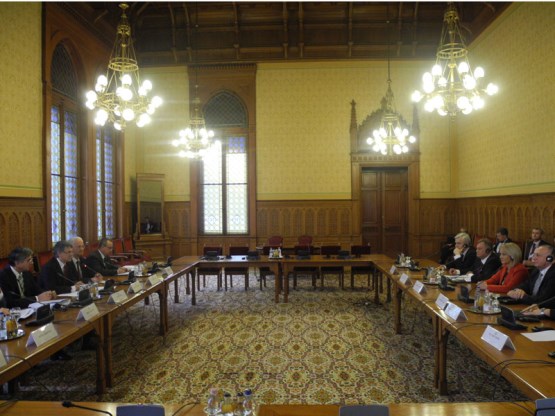 Предсједавајући оба дома Парламентарне скупштине БиХ Борјана Кришто и Бариша Чолак разговарали са предсједником Народне скупштине Мађарске

